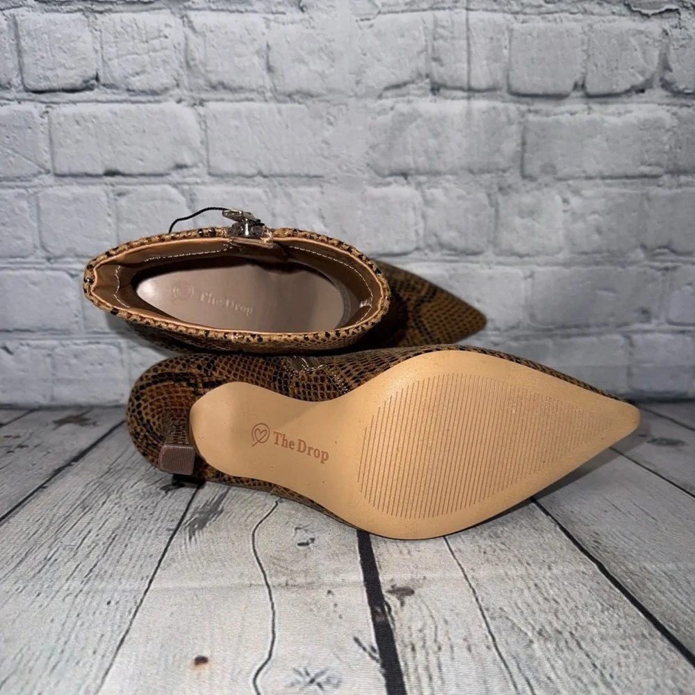 NWT! The Drop Snakeskin Booties - Picture 5 of 5